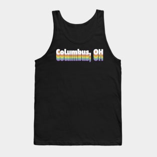 Columbus, OH // Retro Typography Design Tank Top